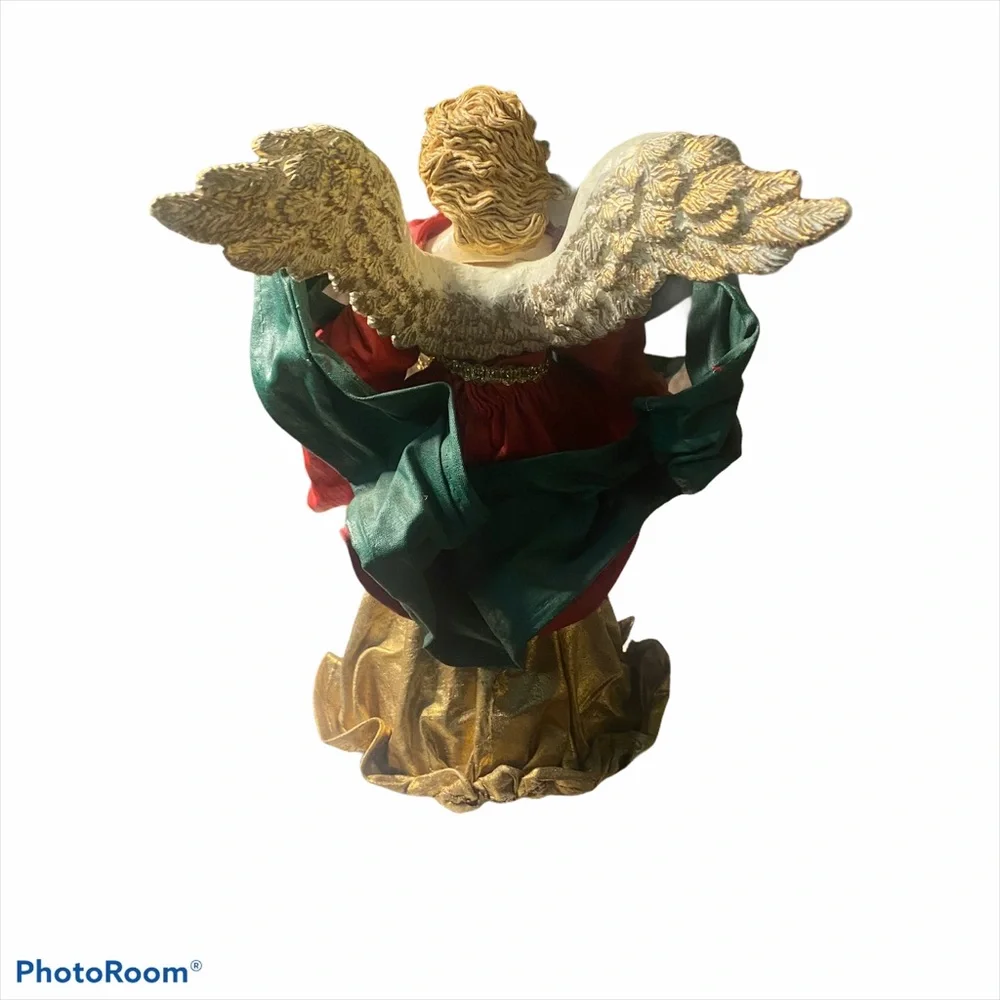 Christmas Vintage victorian angel tree topper